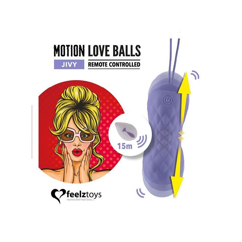 FeelzToys - Remote Controlled Motion Love Balls Jivy